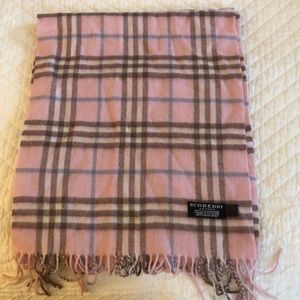 Burberry plaid scarf